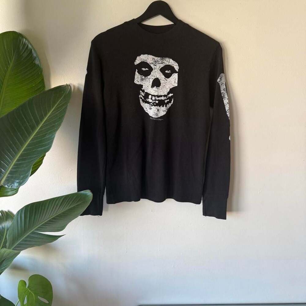 Vintage 2000 Misfits Long Sleeve Waffle Thermal Shirt Medium